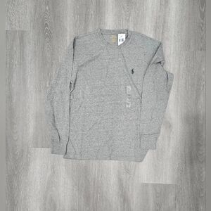 Gray Ralph Lauren Polo long sleeve shirt
